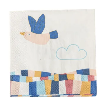 Colorine Papierserviette 20-pack - Natur - Bloomingville