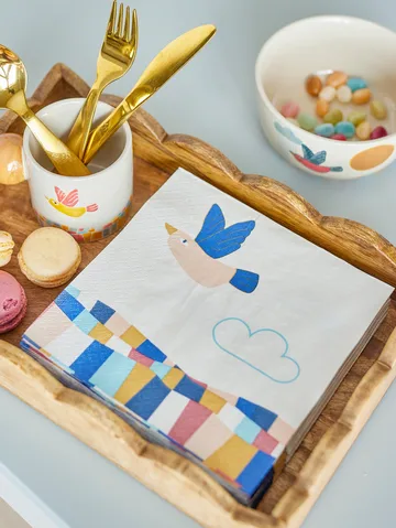 Colorine Papierserviette 20-pack - Natur - Bloomingville