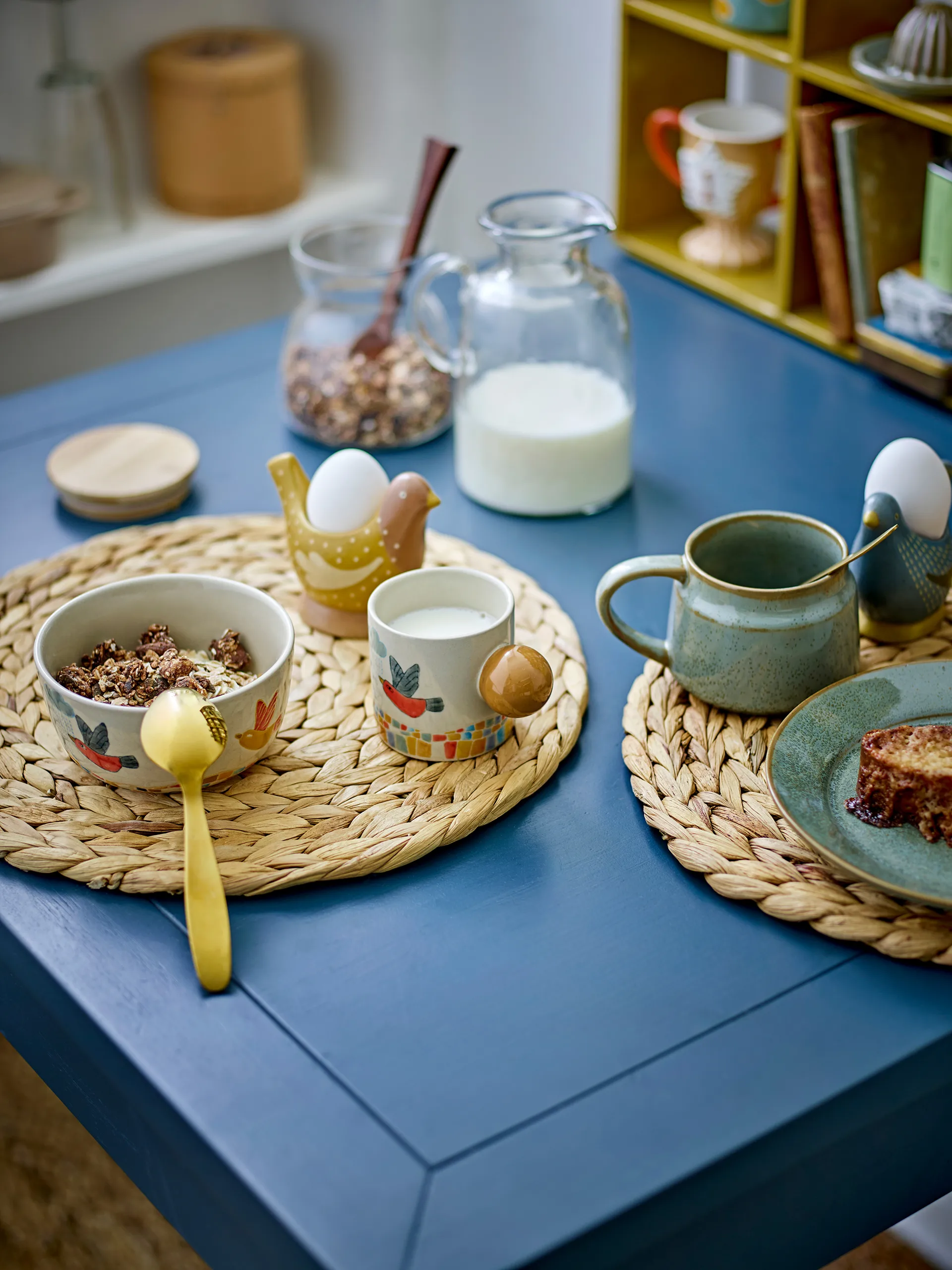 Colorine Schale Ø12 cm, Natur Bloomingville