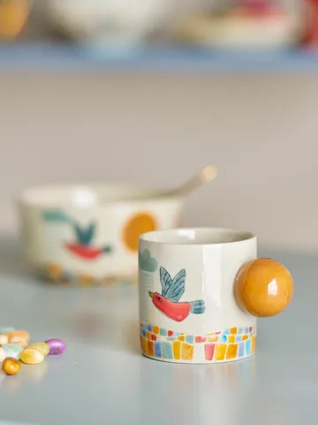 Colorine Tasse 15,5 cl - Natur - Bloomingville