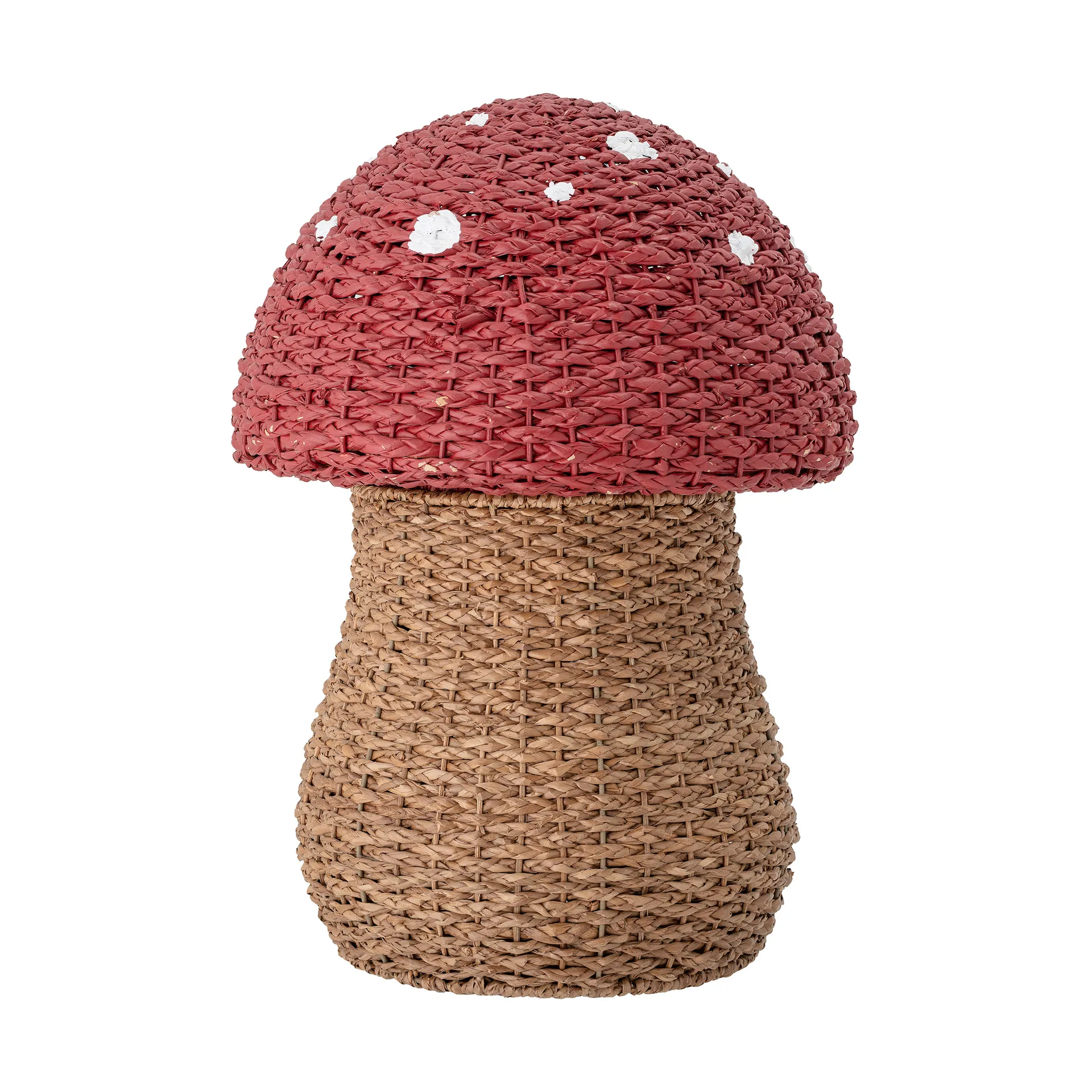 Corintha Aufbewahrungskorb mit Deckel 61xØ43 cm, Rot Bloomingville