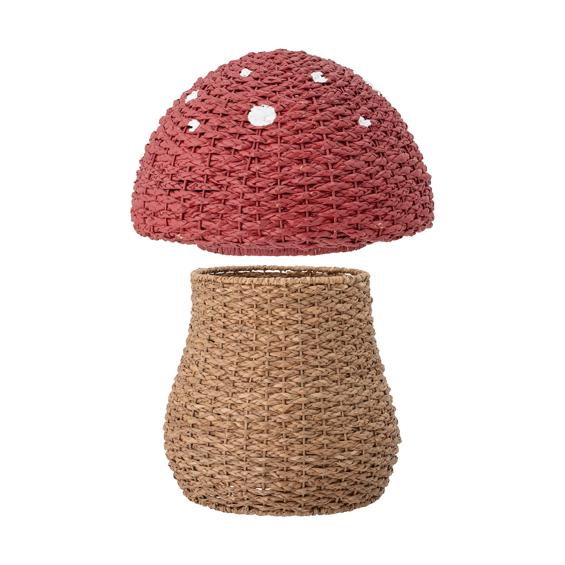 Corintha Aufbewahrungskorb mit Deckel 61xØ43 cm, Rot Bloomingville