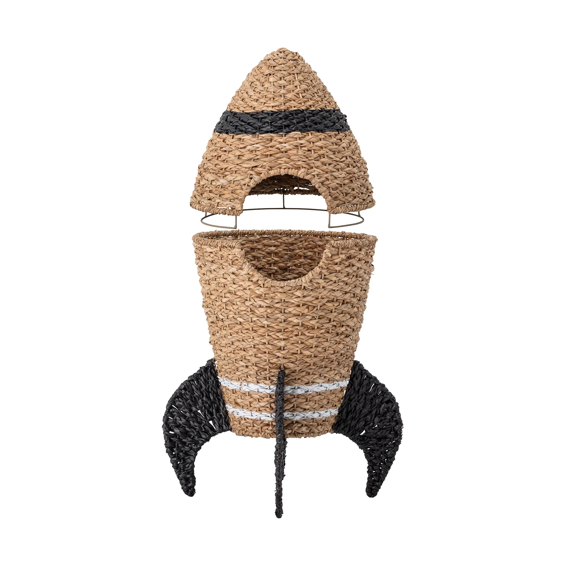 Cosmina Aufbewahrungskorb mit Deckel Ø40x68,5 cm, Natur Bloomingville