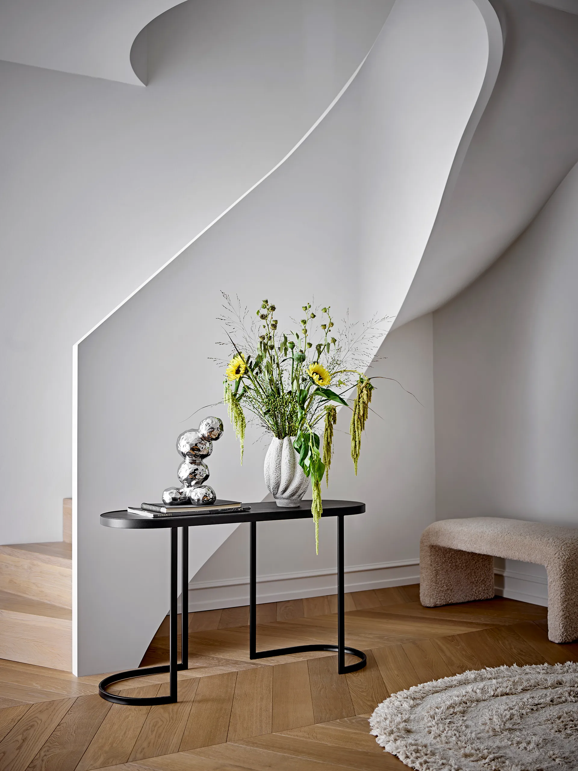 Cove Vase 28 cm, Weiß Bloomingville