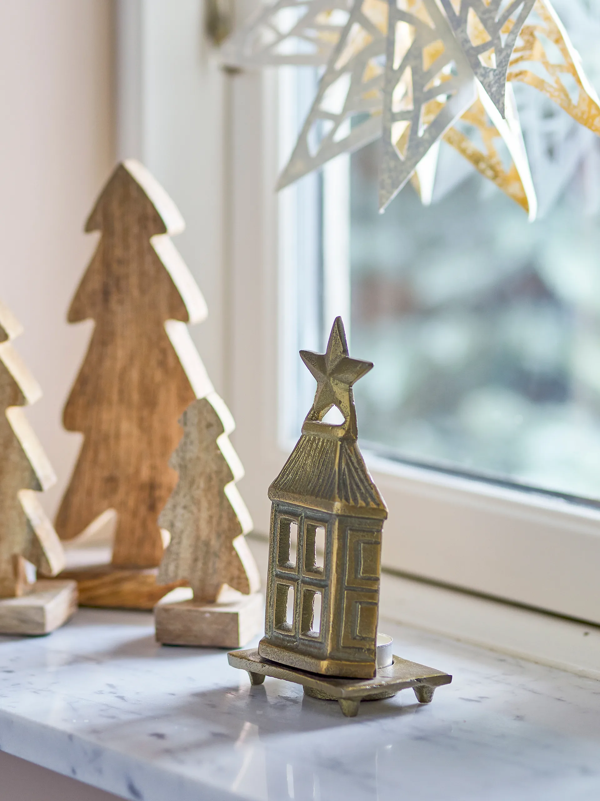 Crista Teelichthalter 6x17 cm, Messing Bloomingville