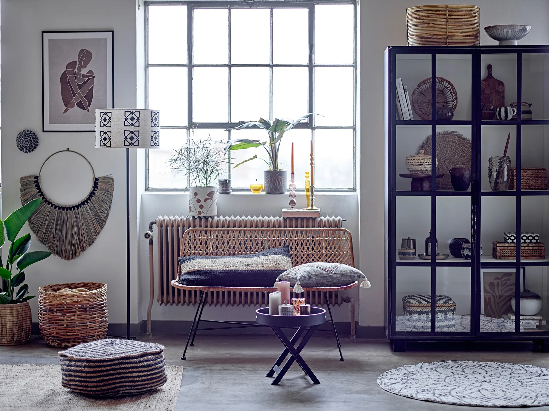 Dara Kerzenhalter 27cm, Gelb Bloomingville