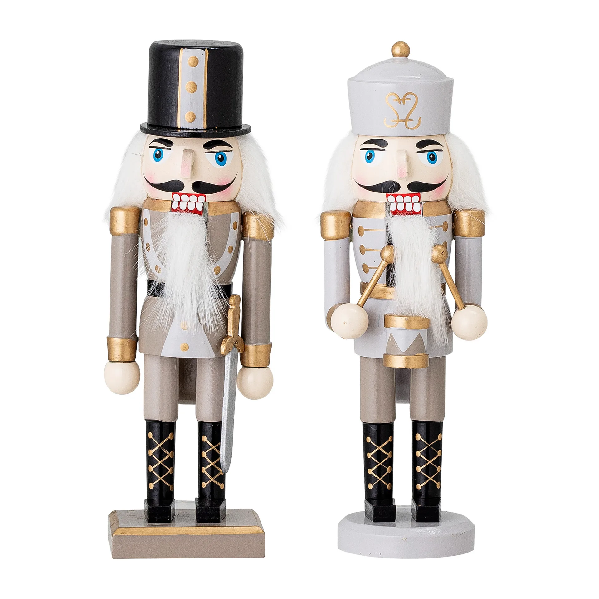 Darren Nussknacker Dekoration 20,5cm 2 Teile, Gold Bloomingville