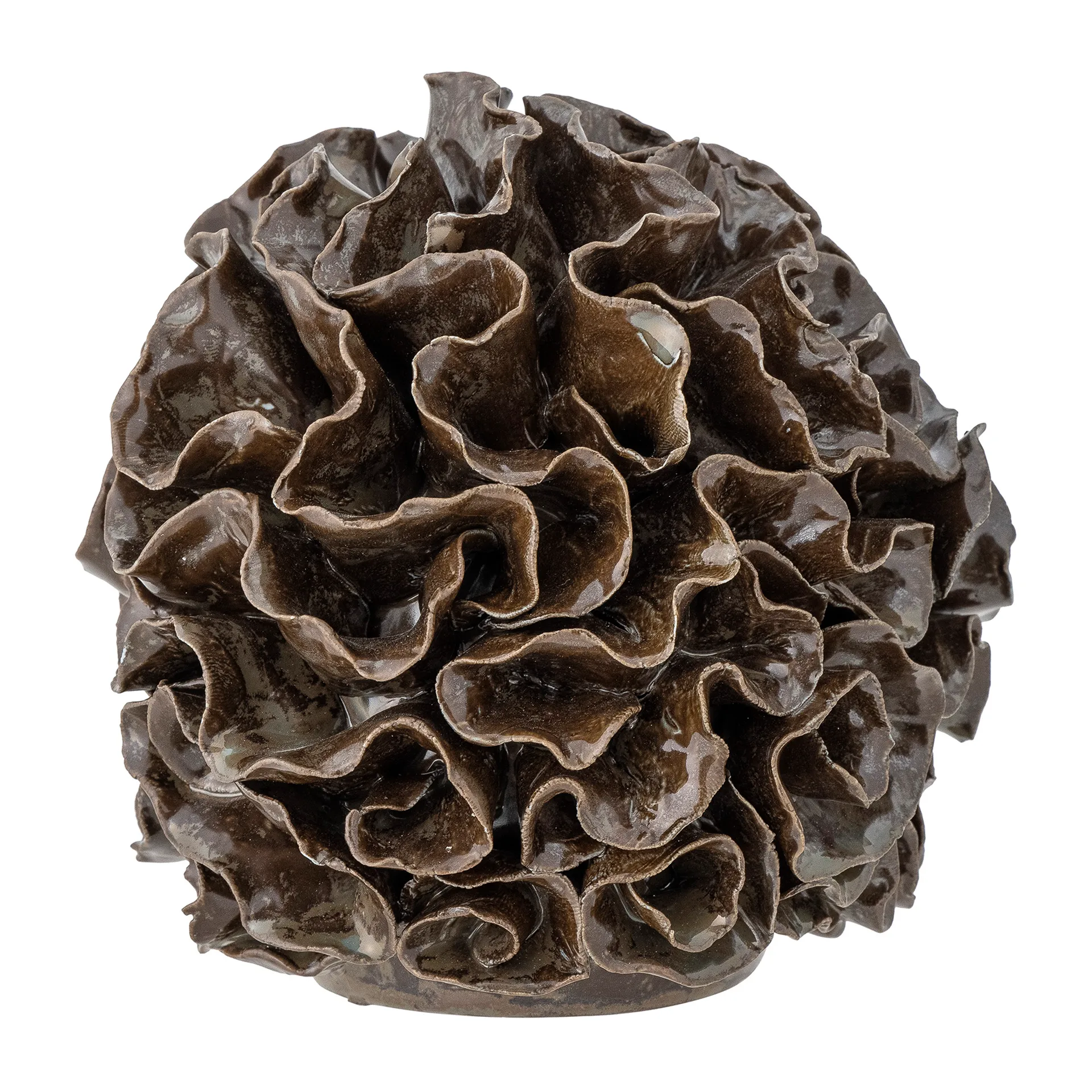 Delvan Dekoration Ø13,5cm, Braun Bloomingville