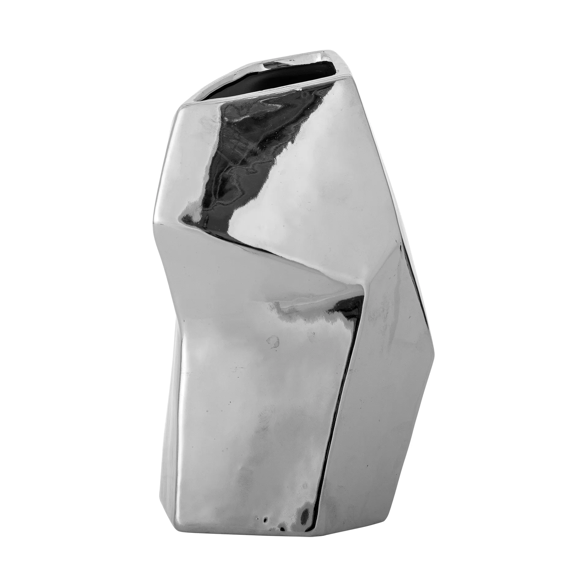 Dimona Vase, Silber, 15x23 cm Bloomingville