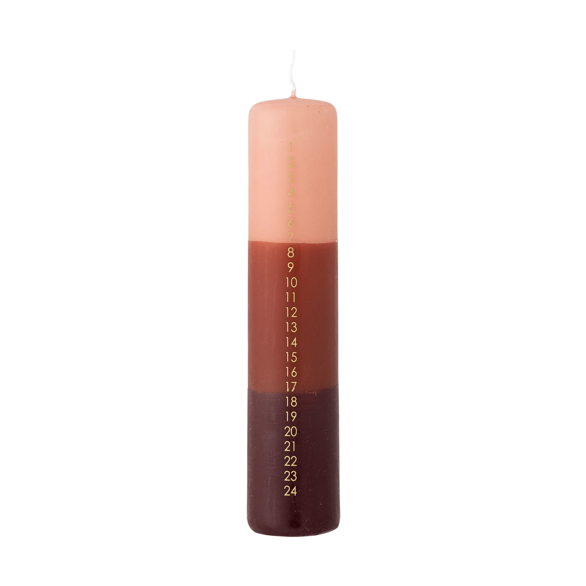 Dip-Dye Adventskerze, Multi, 25 cm Bloomingville