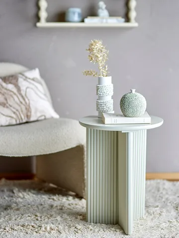 Edith Beistelltisch Ø40 cm - Weiß - Bloomingville