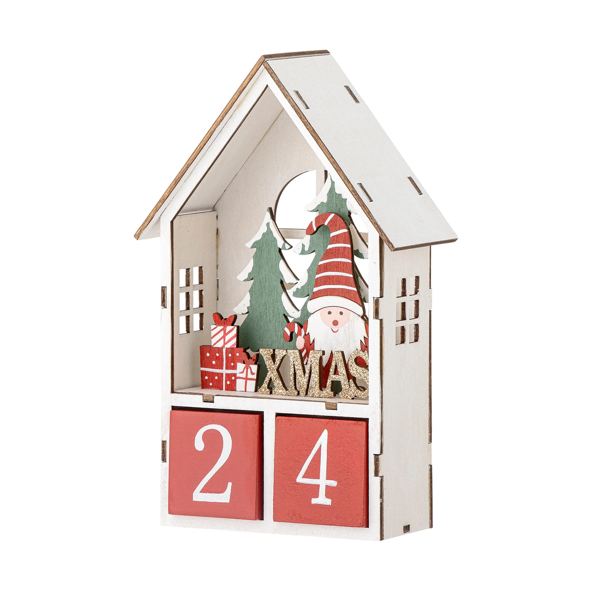 Edmund Kalender mit Datum, Rot Bloomingville