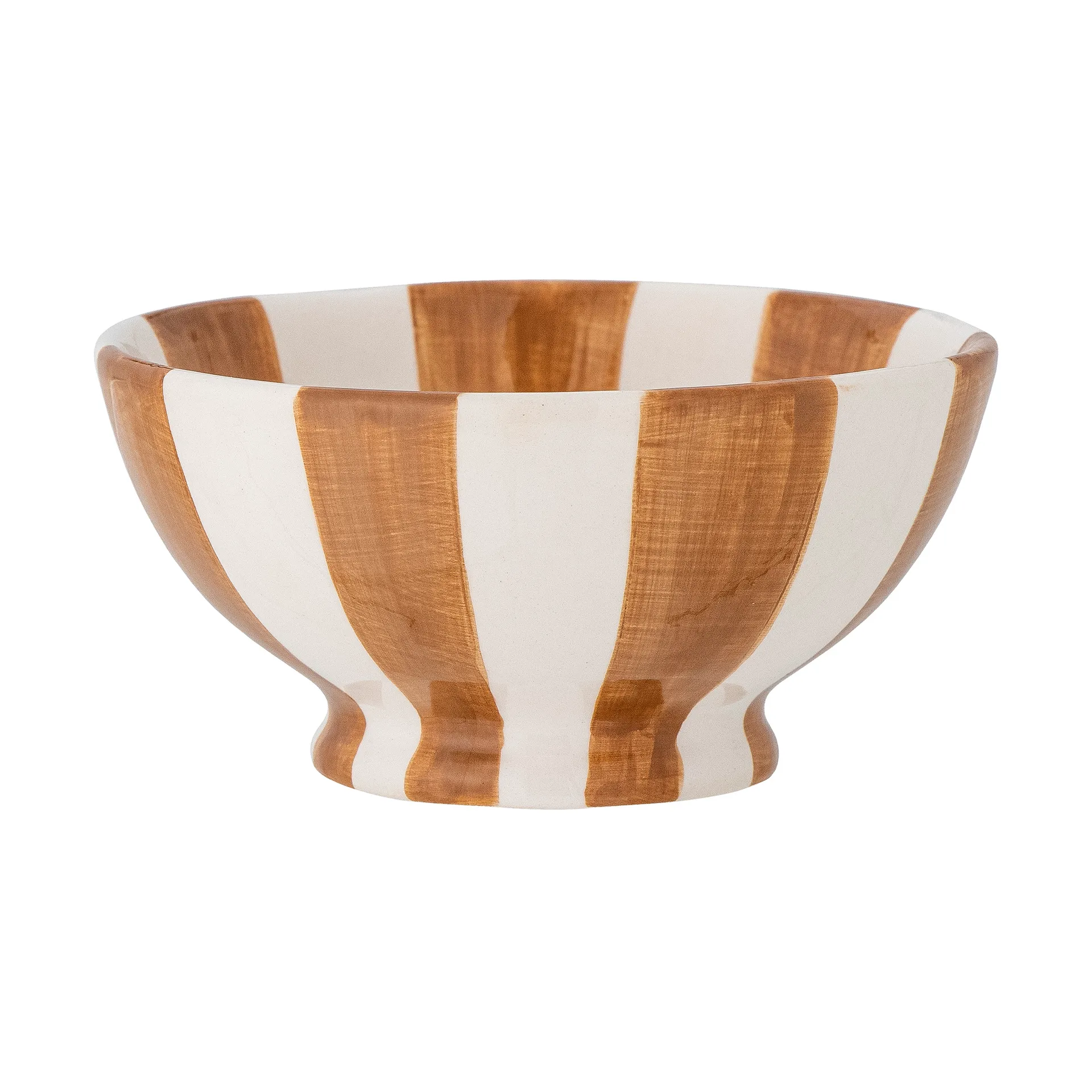 Eja Kerzenhalter Ø10,5cm, Braun-weiß Bloomingville