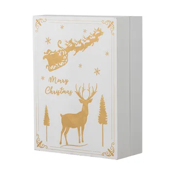 Elimar Adventskalender mit Beleuchtung - Weiß - Bloomingville