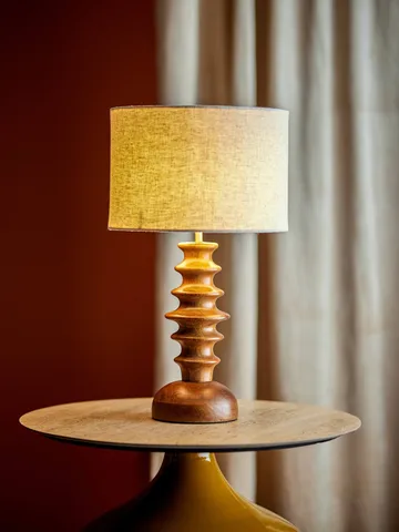 Elinora Tischlampe - Braun, Ø30 cm - Bloomingville