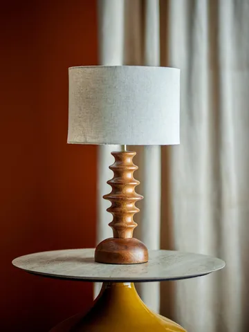 Elinora Tischlampe - Braun, Ø30 cm - Bloomingville