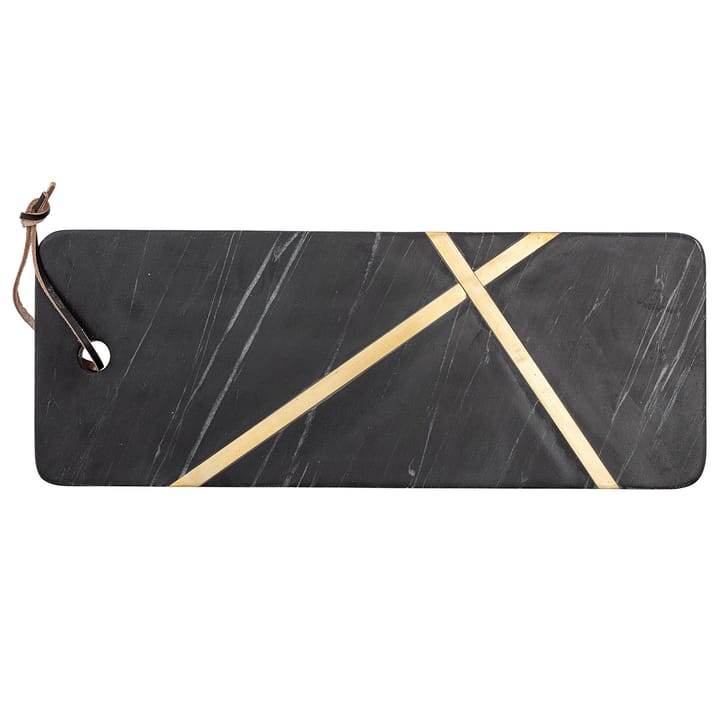Elsi Schneidebrett Marmor 15,5 x 40,5cm, Schwarz Bloomingville