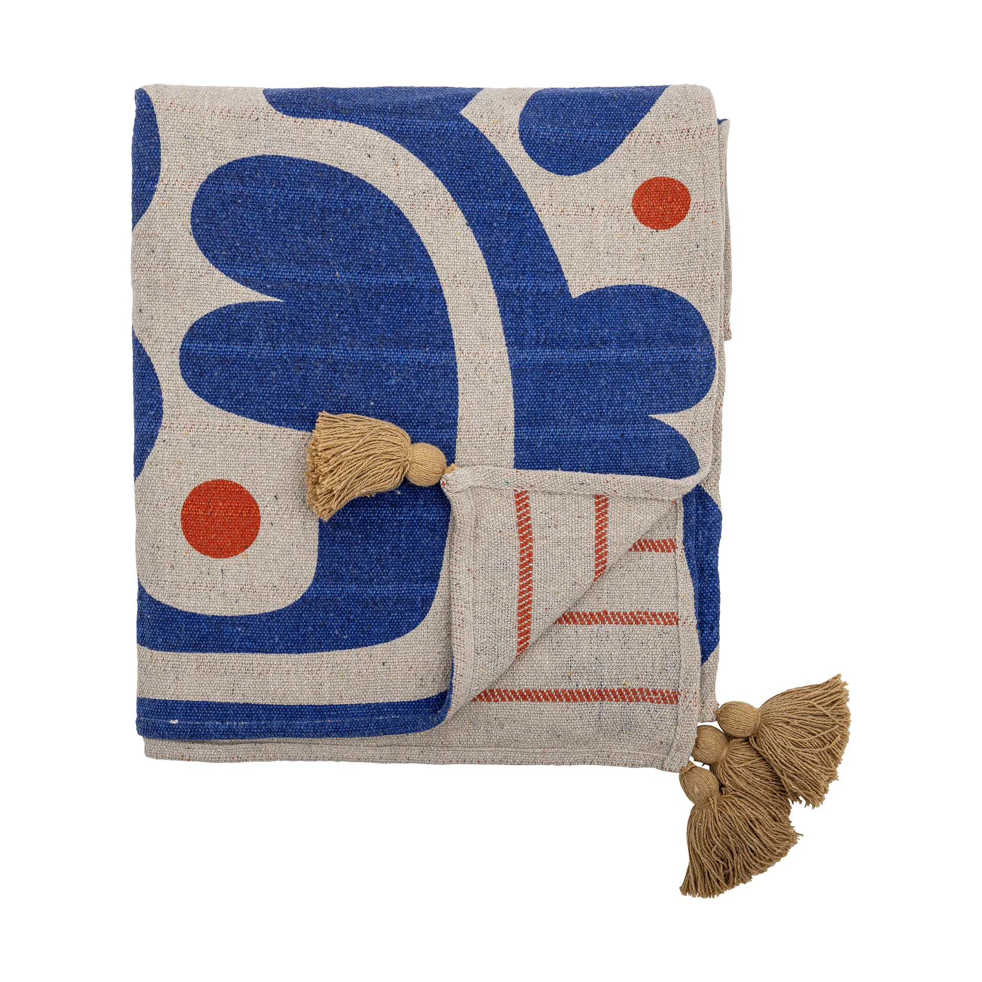 Eviaya Decke 130x160 cm, Blau Bloomingville