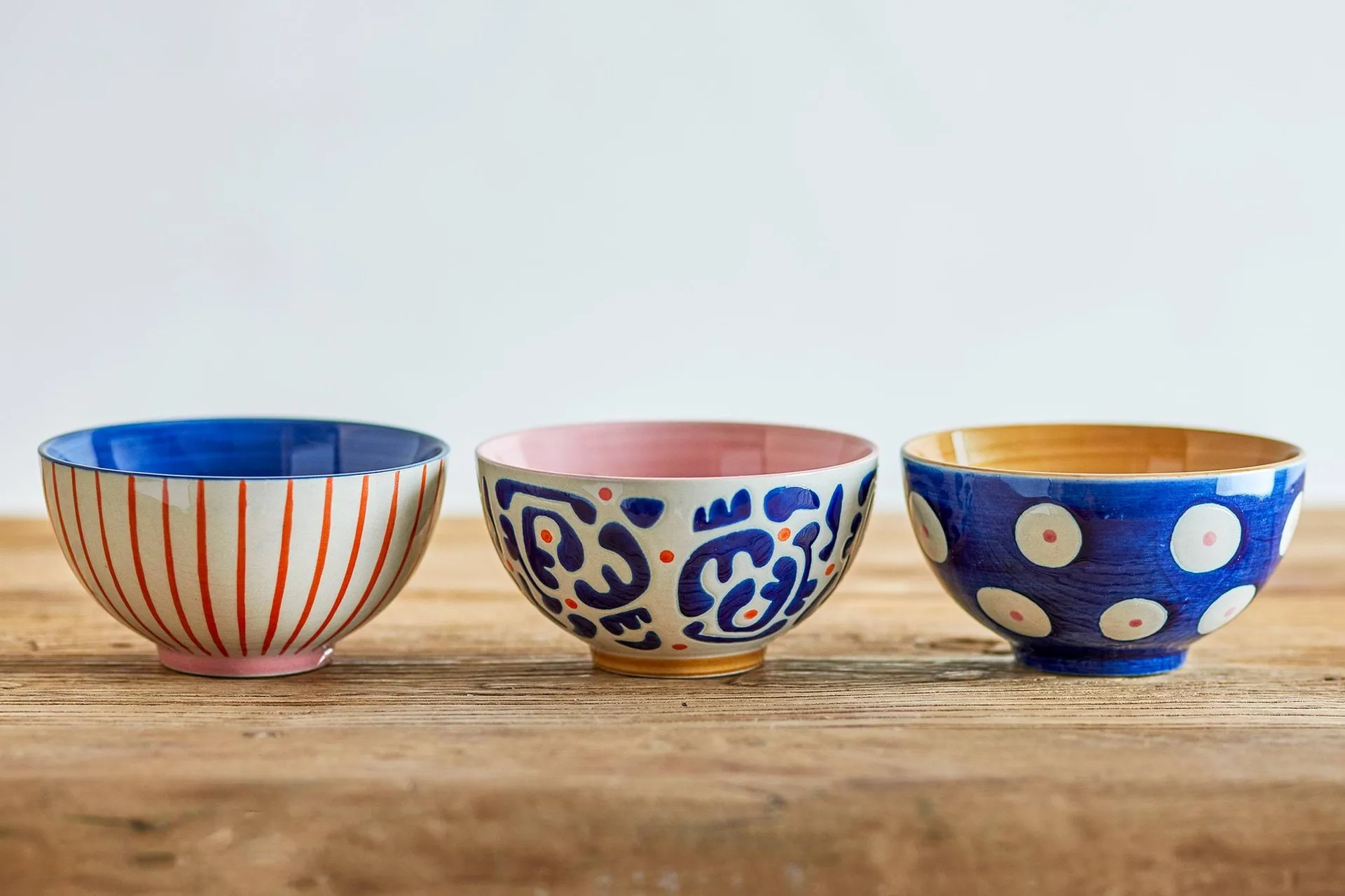 Eviaya Schale, Multi, 3-teilig Bloomingville