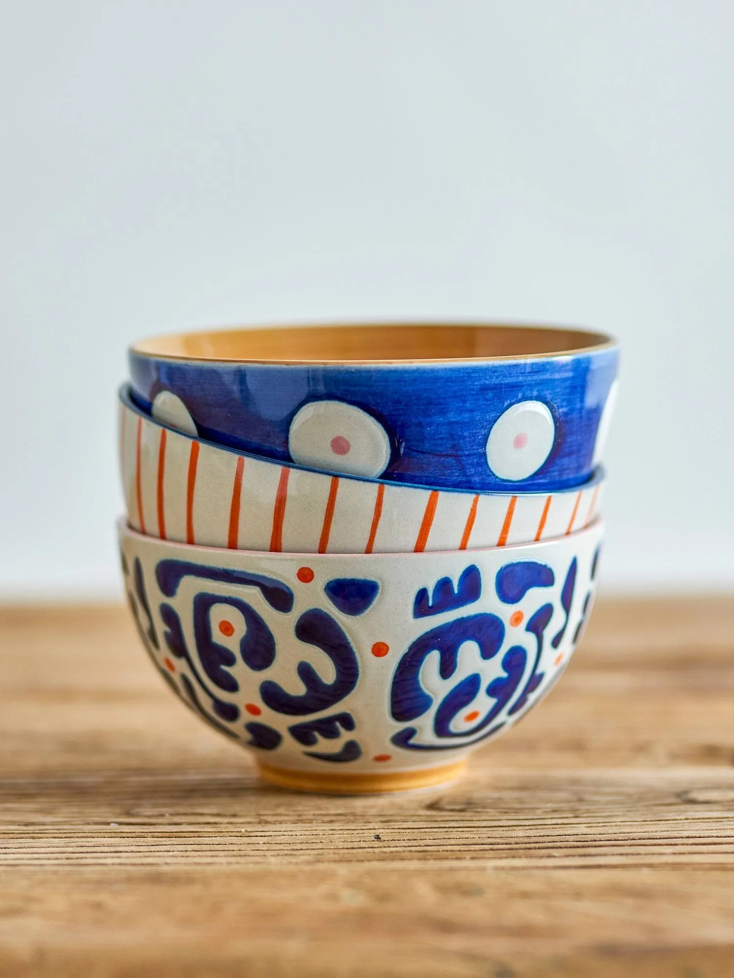Eviaya Schale, Multi, 3-teilig Bloomingville