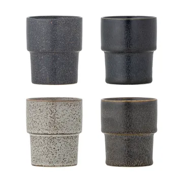 Ewan Tasse 4-teilig - Braun - Bloomingville