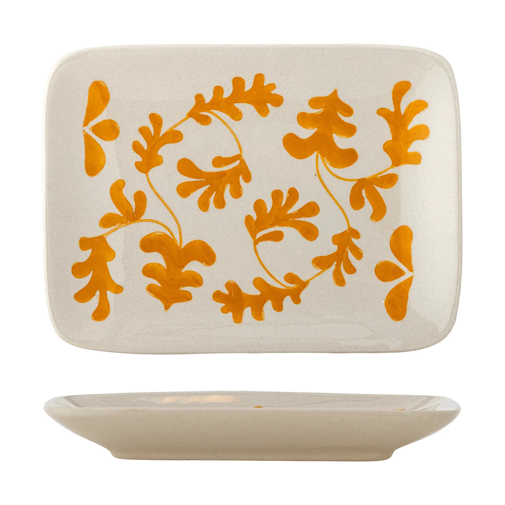 Fauni Dessertteller, Gelb, 15x11,5 cm Bloomingville