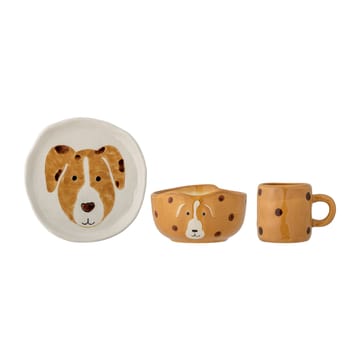Fenix Kindergeschirr Steingut 3 Teile - Hund - Bloomingville