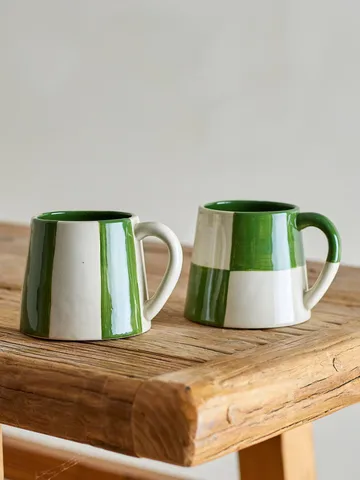 Floki Becher - Grün, 4-teilig - Bloomingville