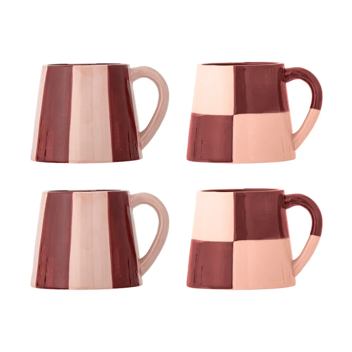 Floki Becher - Rose, 4-teilig - Bloomingville