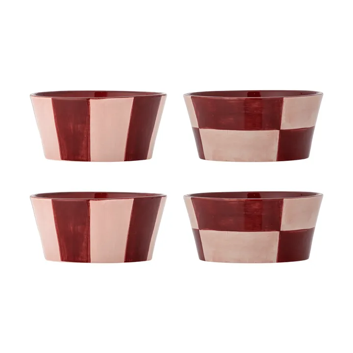 Floki Schale - Rose, 4-teilig - Bloomingville