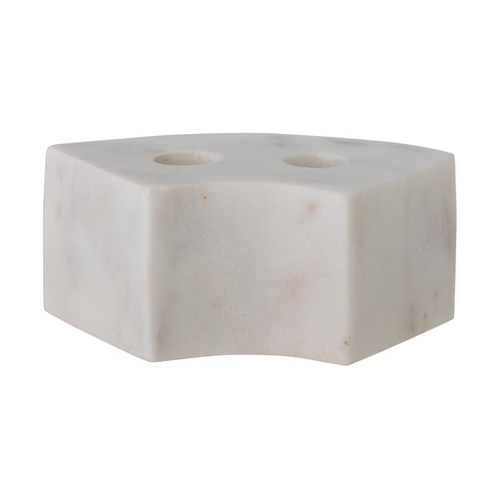 Florida Kerzenständer 14,5x6x7,5 cm - White marble - Bloomingville