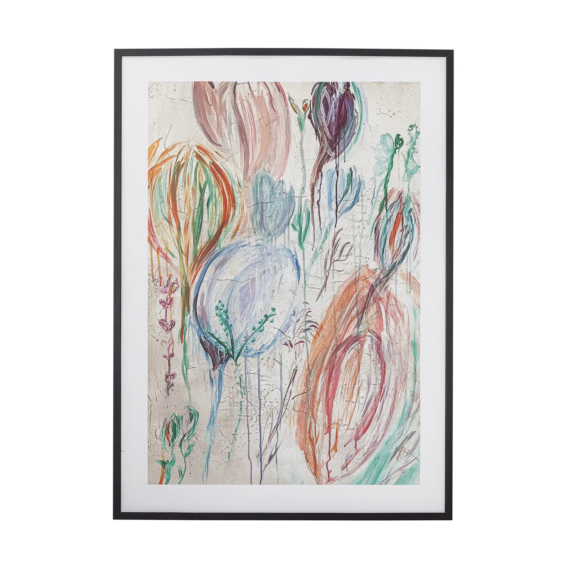 Francine Bild 52x72 cm, Schwarzer Rahmen Bloomingville