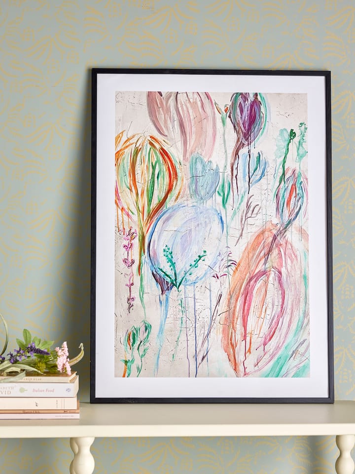 Francine Bild 52x72 cm, Schwarzer Rahmen Bloomingville