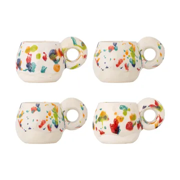 Freckles Tasse 4-teilig - Rot - Bloomingville