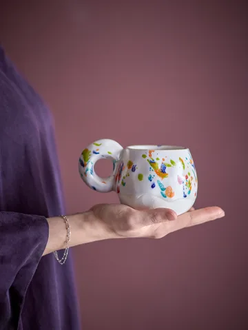 Freckles Tasse 4-teilig - Rot - Bloomingville