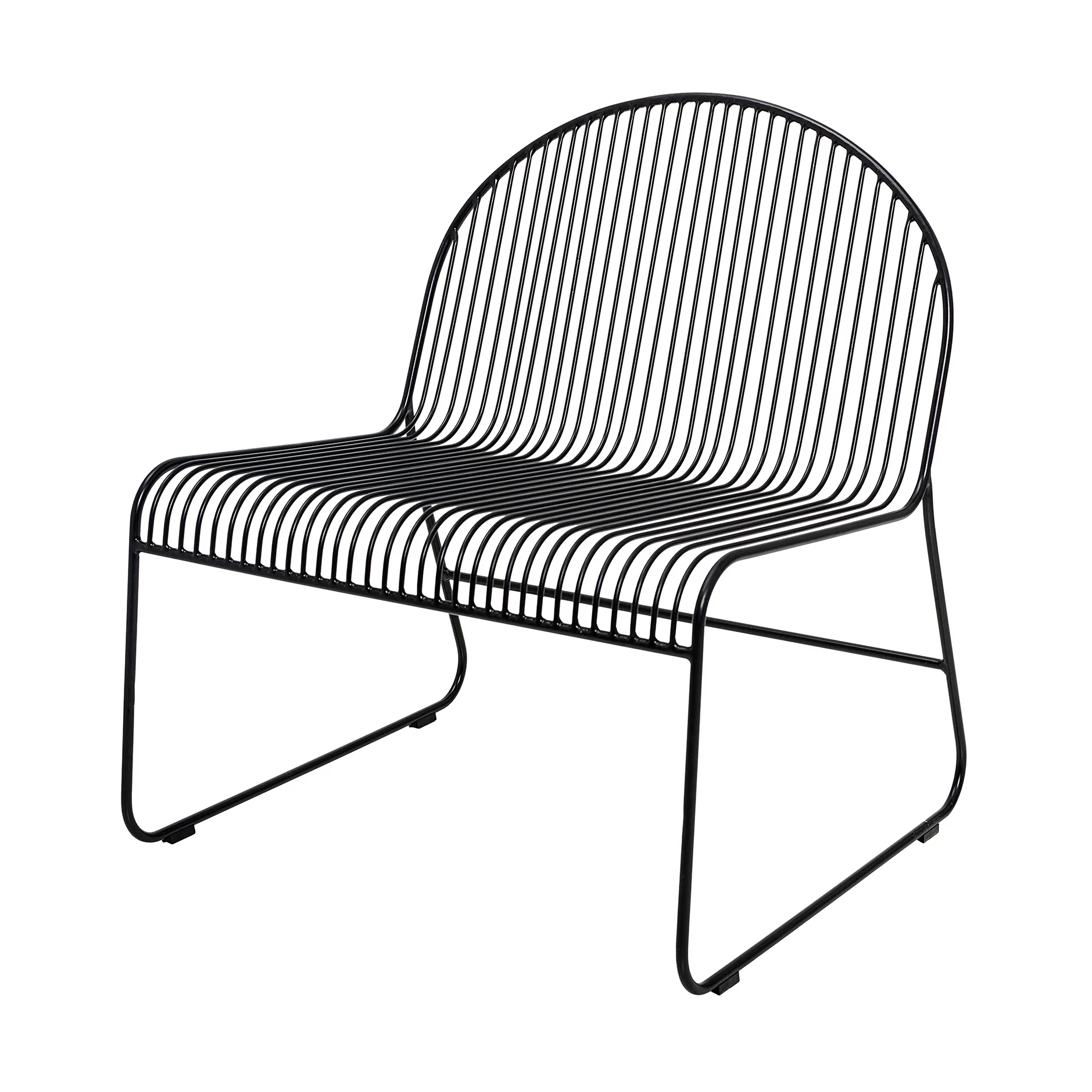 Friend Loungestuhl 2er Pack Schwarz Bloomingville