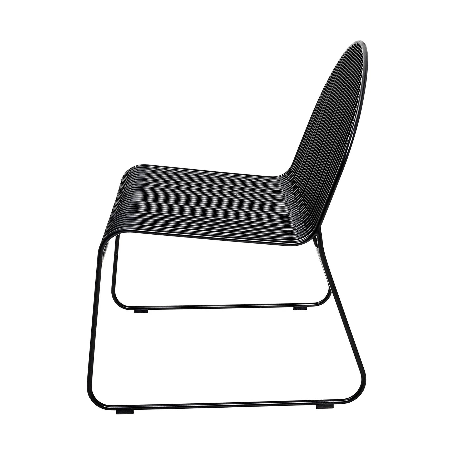 Friend Loungestuhl 2er Pack Schwarz Bloomingville