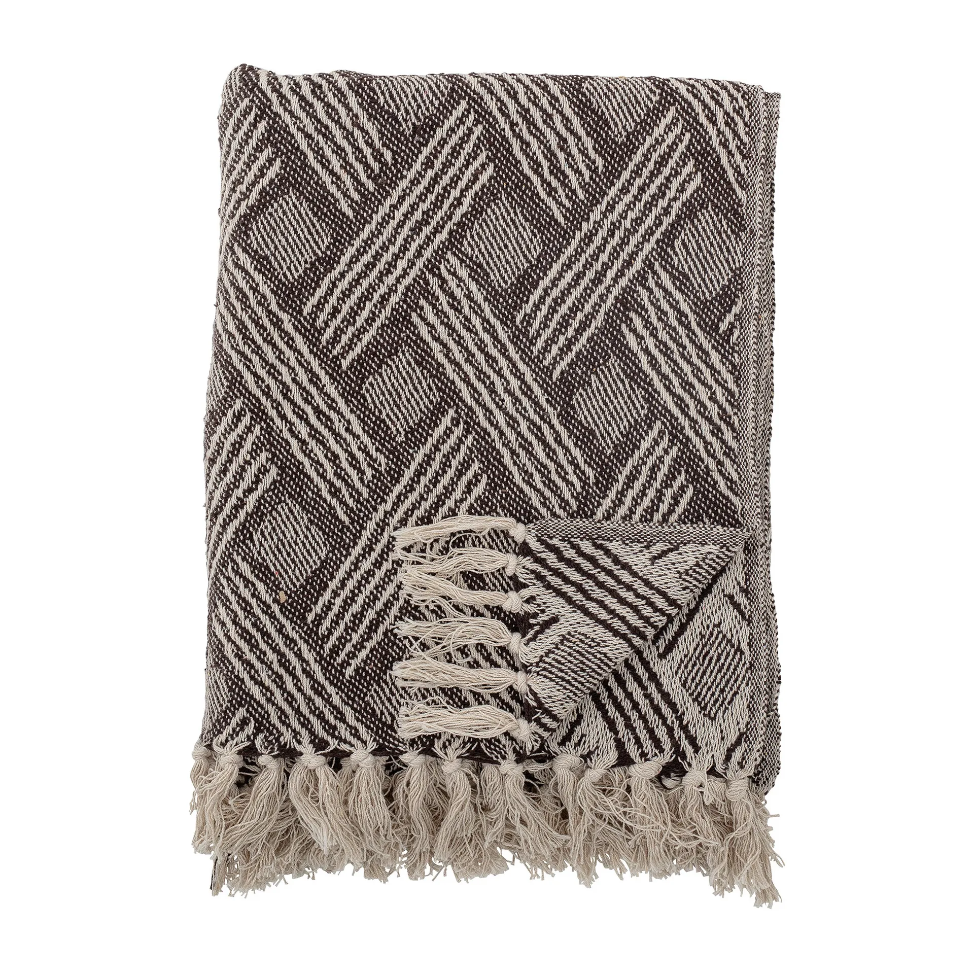 Ghina Baumwolldecke 130 x 160cm, Natur Bloomingville