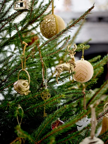 Gracia Weihnachtsbaumanhänger Messing 2 Teile - Servis - Bloomingville