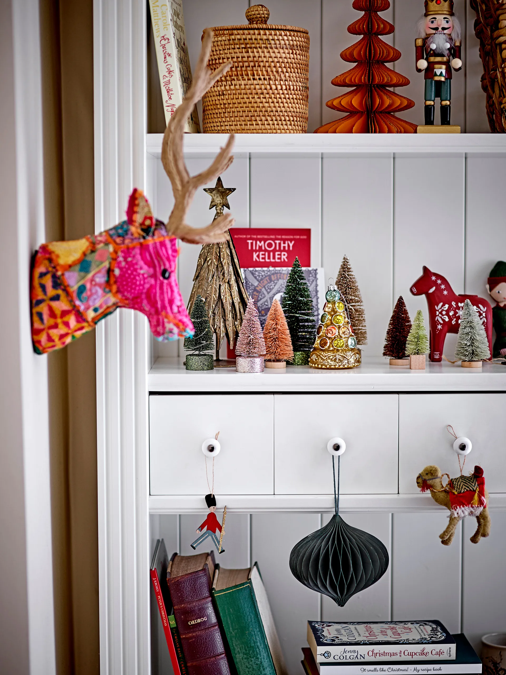 Guled Weihnachtsbaumanhänger Holz 9 Teile, Parad Bloomingville