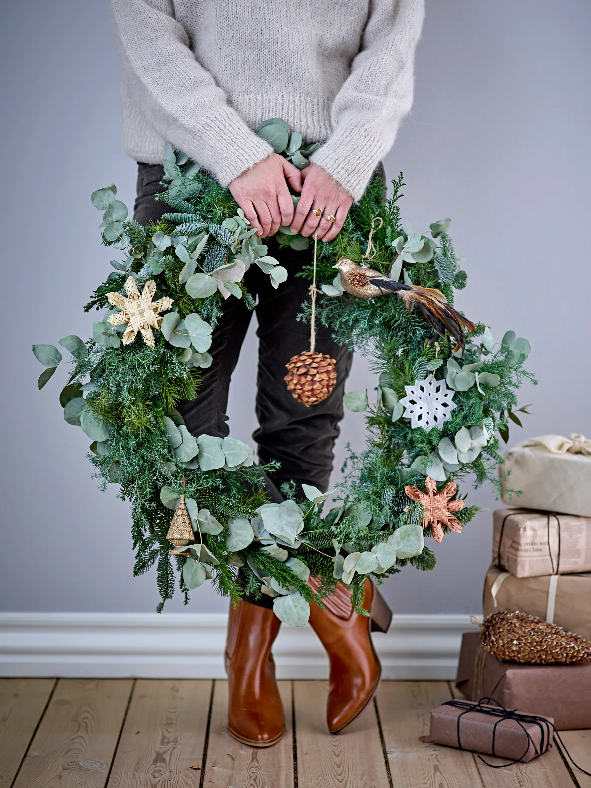 Hani Weihnachtsanhänger 3 Teile, Multi Bloomingville