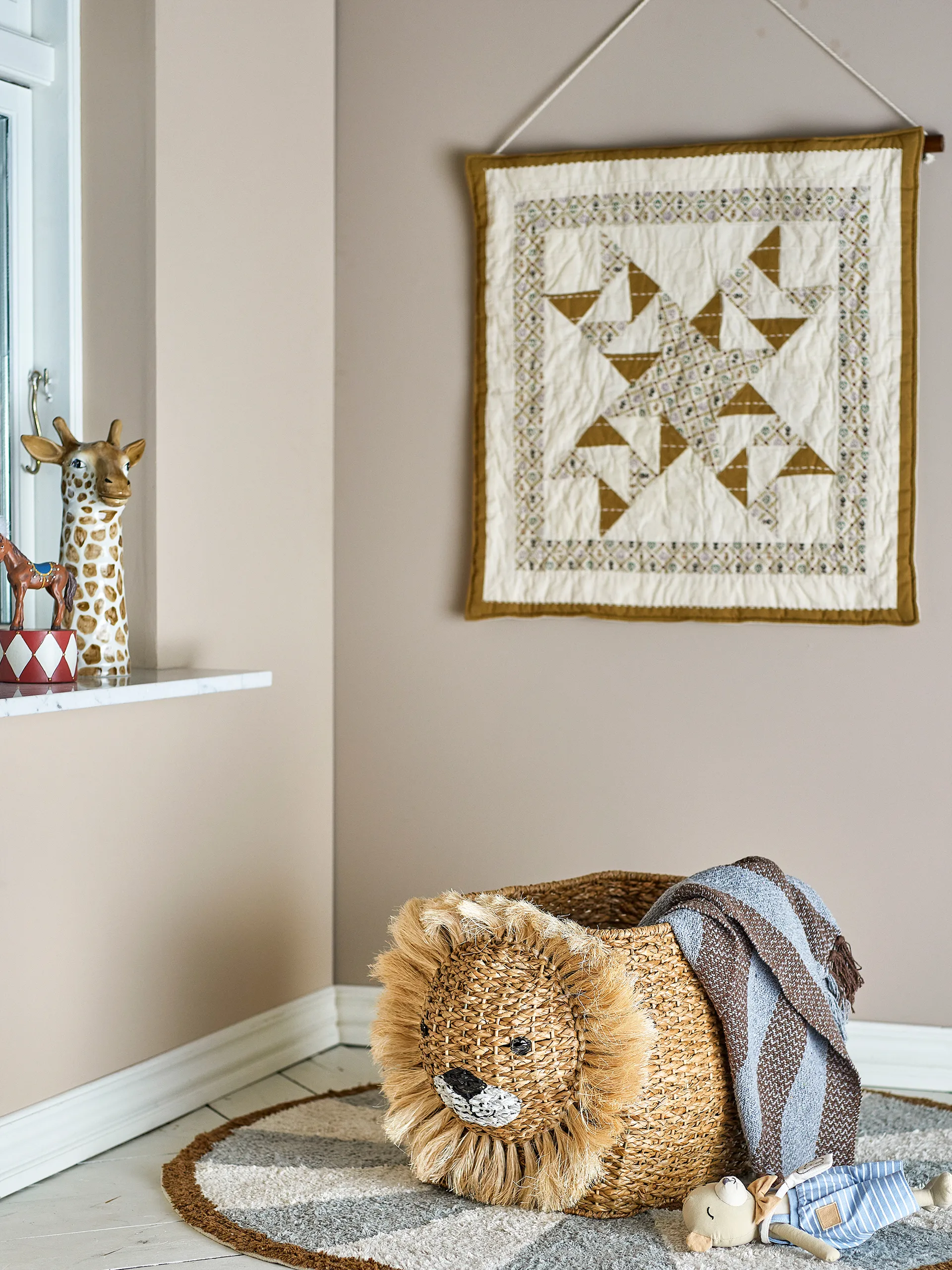 Harrison Aufbewahrungskorb 52x32x36 cm, Natur Bloomingville