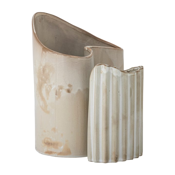 Henaj Vase 2 Teile - Braun-beige - Bloomingville