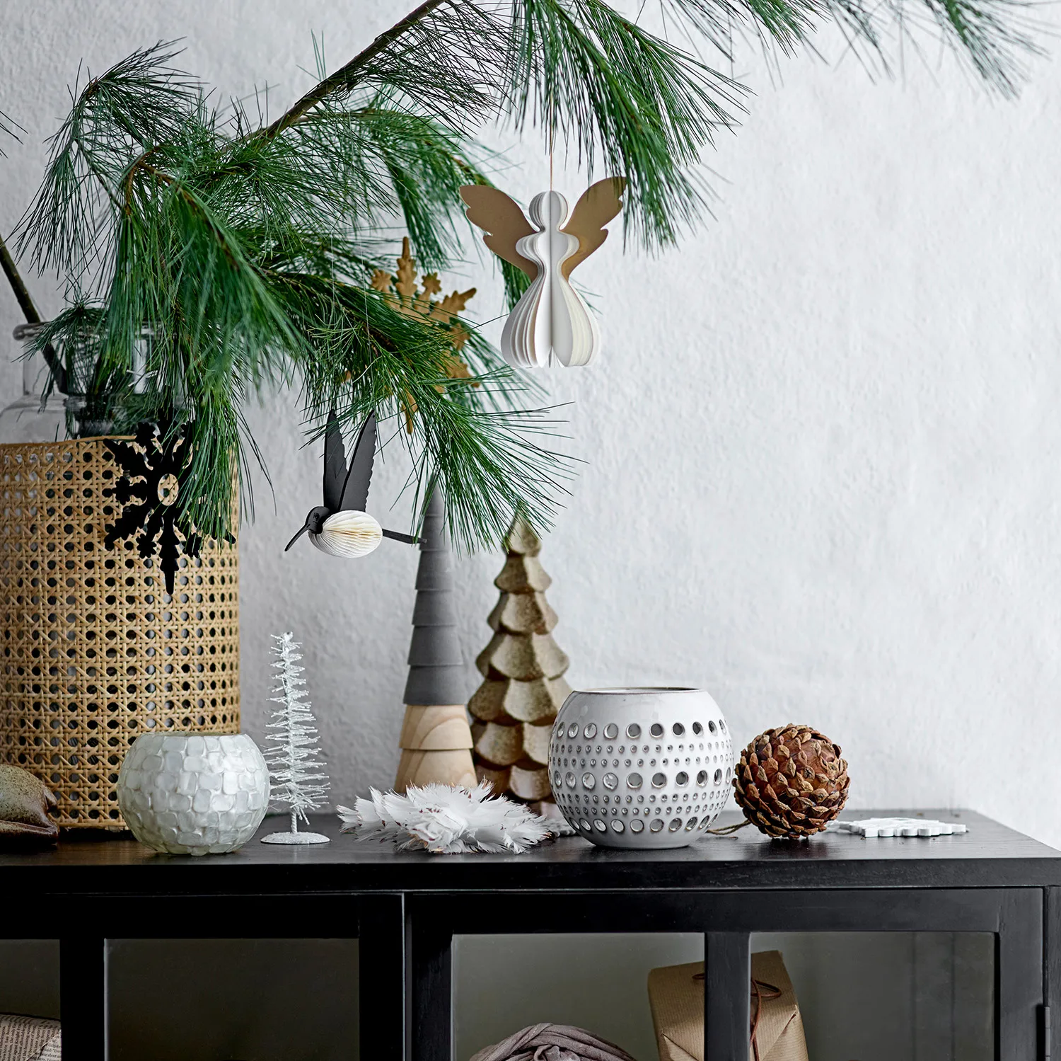 Iasonas Bird Ornament Weihnachtsanhänger, Multi Bloomingville