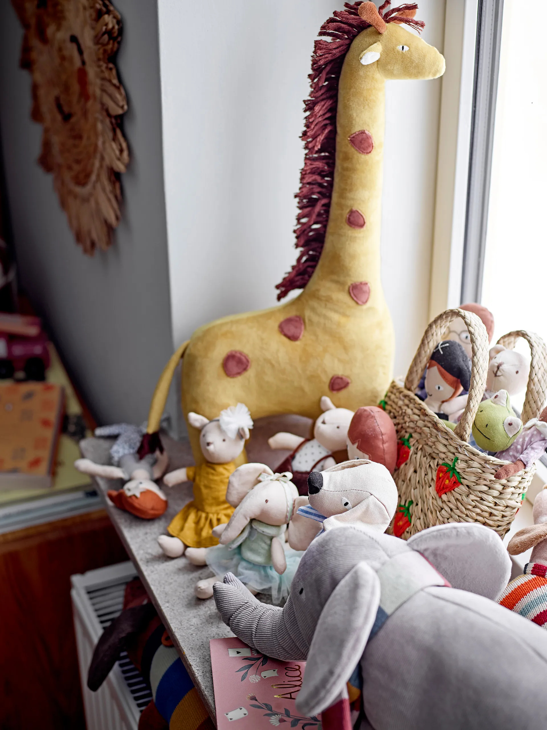 Ibber Kuscheltier 46cm, Giraffe Bloomingville