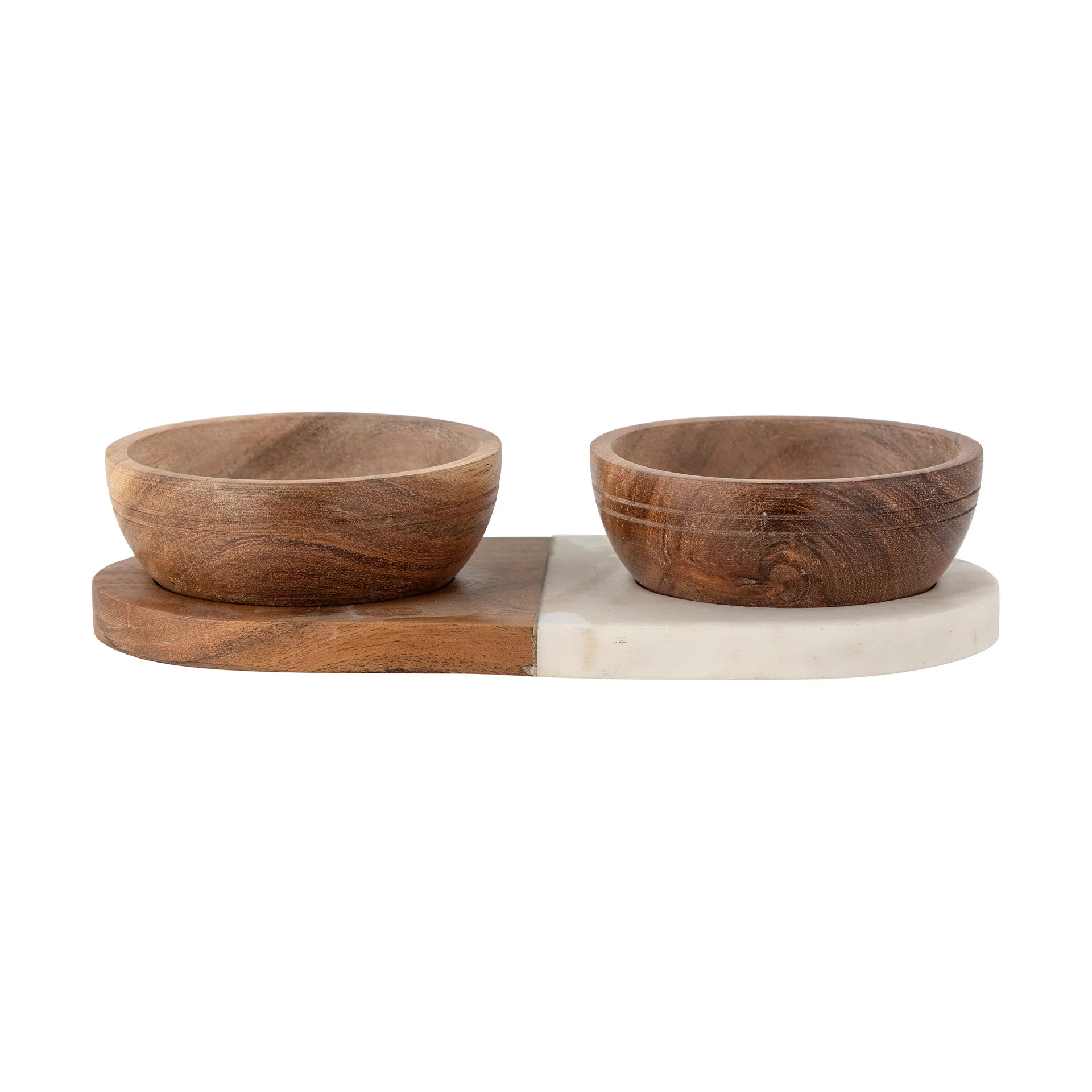 Izak Salz- und Pfefferstreuer-Set, Marmor-Akazie Bloomingville