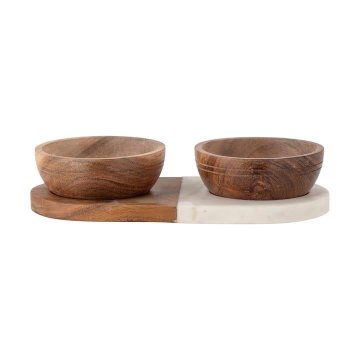 Izak Salz- und Pfefferstreuer-Set, Marmor-Akazie Bloomingville