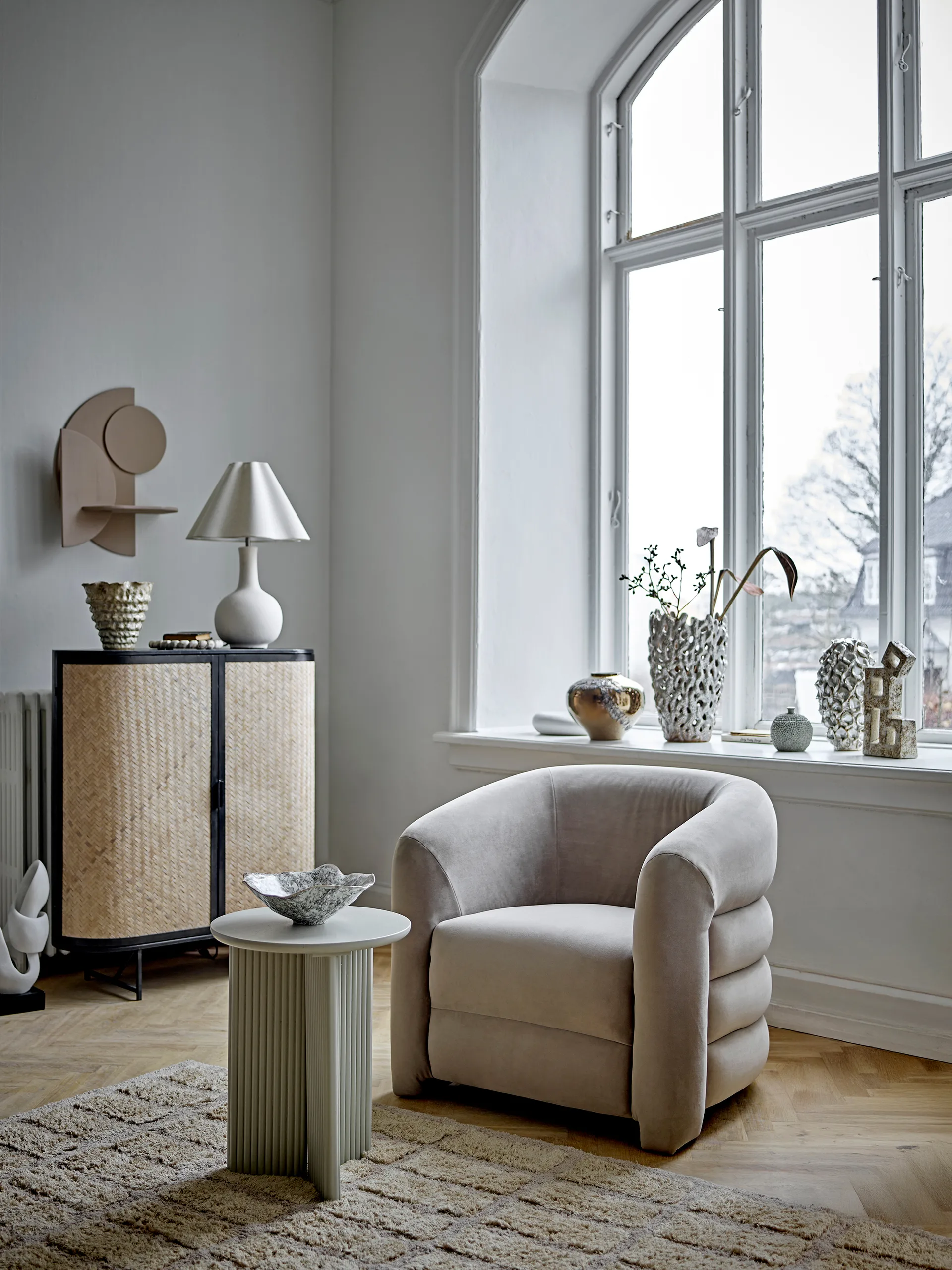 Joel Lounge-Stuhl 78x76 cm, Grau Bloomingville