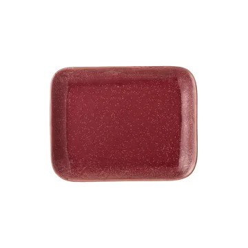 Joëlle Servierteller - Rot - Bloomingville