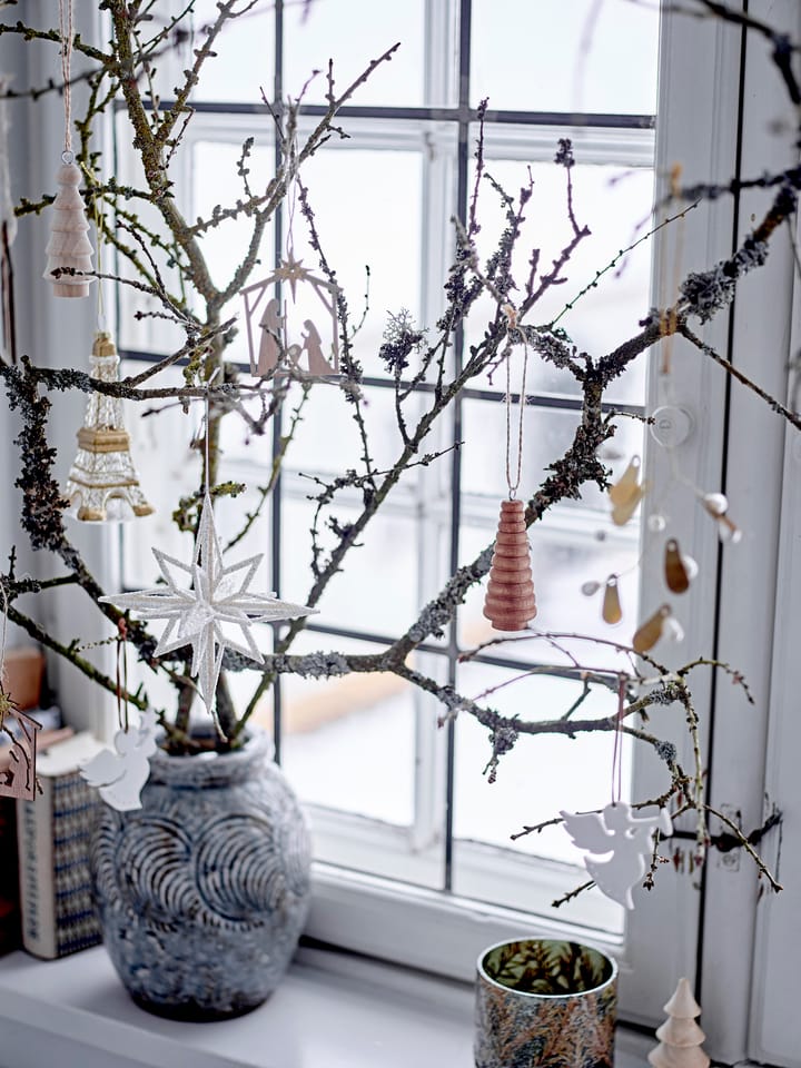 Jonan Weihnachtsbaumanhänger Holz 9 Teile, Krippe Bloomingville